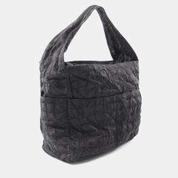 Pre Owned Chanel New Travel Line Tote Bag Nylon Black