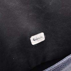 مملوكة مسبقًا Chanel Navy Calfskin Triple CC Shoulder Tote Bag