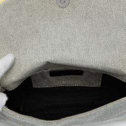 مملوكة مسبقًا Chanel Yellow Canvas CC Camellia No. 5 Shoulder Bag