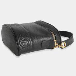مملوكة مسبقًا Chanel Vintage Black Caviar Triple CC Crossbody Handbag