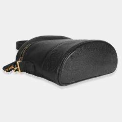 مملوكة مسبقًا Chanel Vintage Black Caviar Triple CC Crossbody Handbag