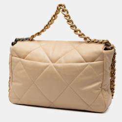 مملوكة مسبقًا Chanel Brown Large Lambskin 19 Flap