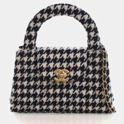 Pre Owned حقيبة تسوق صغيرة شانيل المصنوعة من ألياف مختلطة كيلي