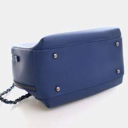 مملوكة مسبقًا حقيبة شانيل بولينج متوسطة جلد عجل تريندي سي سي