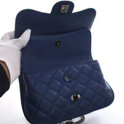 مملوكة مسبقًا حقيبة شانيل رفرف كروس مبطنة جلد خروف