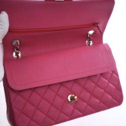 مملوكة مسبقًا Chanel Medium Lambskin Classic Double Flap Bag