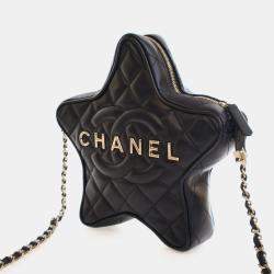 مملوكة مسبقًا حقيبة كروس بودي شانيل لامبسكين ووك أوف فيم ستار