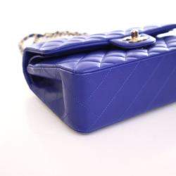 Pre Owned Chanel Small Lambskin Classic Double Flap Bag