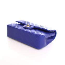 Pre Owned Chanel Small Lambskin Classic Double Flap Bag