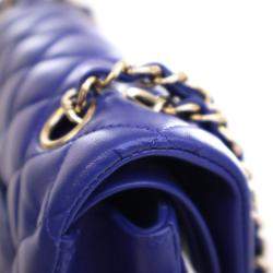 Pre Owned Chanel Small Lambskin Classic Double Flap Bag