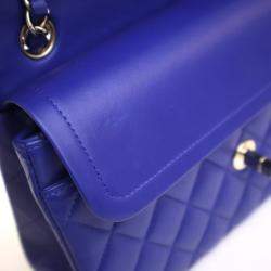 Pre Owned Chanel Small Lambskin Classic Double Flap Bag