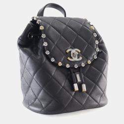 مملوكة مسبقًا Chanel Small Lambskin Metallic Bubble Backpack