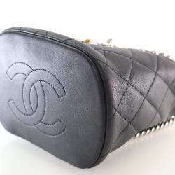 مملوكة مسبقًا Chanel Small Lambskin Metallic Bubble Backpack