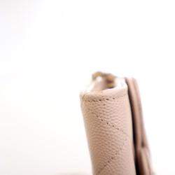 Pre Owned Chanel Caviar Card Holder On Chain