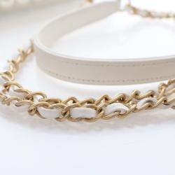 مملوكة مسبقًا حقيبة شانيل شامواه صغير بلؤلؤة علويّة