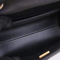 Pre Owned Chanel Mini Black Caviar Retro Twist Top Handle Bag