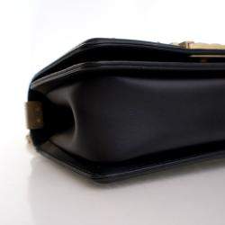 مملوكة مسبقًا Chanel Small Black Calfskin Top Handle Boy Bag