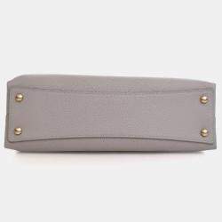 مملوكة مسبقًا Chanel Medium Grey Caviar Chic Affinity Flap Bag