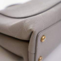 مملوكة مسبقًا Chanel Medium Grey Caviar Chic Affinity Flap Bag