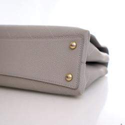 مملوكة مسبقًا Chanel Medium Grey Caviar Chic Affinity Flap Bag