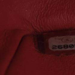 Pre Owned حقيبة شانيل صغيرة مستطيلة جلد خروف وردي بحظوظ محظوظة