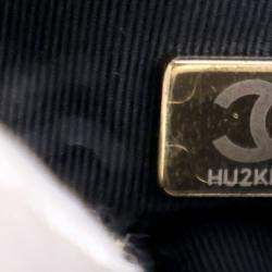 مملوكة مسبقًا Chanel Nano Crinkled Black Calfskin Kelly Shopper