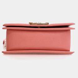 مملوكة مسبقًا حقيبة شانيال بوي كافيار صغيرة زهرية