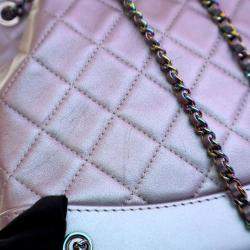 Pre Owned Chanel Small Multicolor Lambskin Gabrielle Backpack