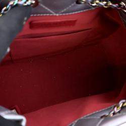 Pre Owned Chanel Small Multicolor Lambskin Gabrielle Backpack