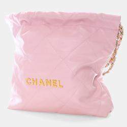 Pre Owned Chanel Small Calfskin 22 Hobo