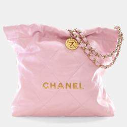 Pre Owned Chanel Small Calfskin 22 Hobo