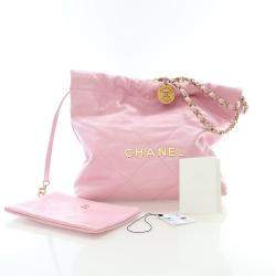 Pre Owned Chanel Small Calfskin 22 Hobo