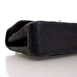 مملوكة مسبقًا Chanel Small Black Lambskin Classic Double Flap Bag