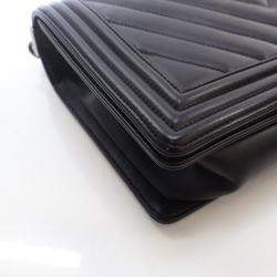 Pre Owned Chanel Large Chevron Boy Bag