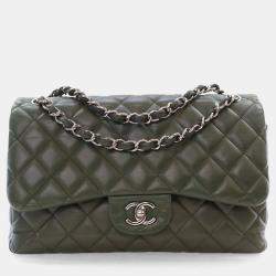 مملوكة مسبقًا Chanel Jumbo Caviar Classic Double Flap Bag