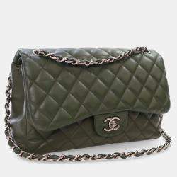 مملوكة مسبقًا Chanel Jumbo Caviar Classic Double Flap Bag