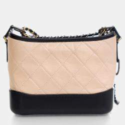 مملوكة مسبقًا Chanel Small Beige Aged Calfskin Gabrielle Bag