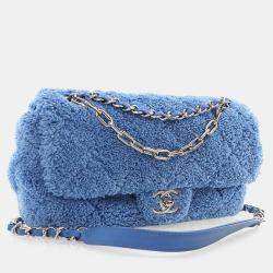 مملوكة مسبقًا Chanel Medium Terry Cloth Coco Beach Flap Bag