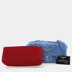 مملوكة مسبقًا Chanel Medium Terry Cloth Coco Beach Flap Bag