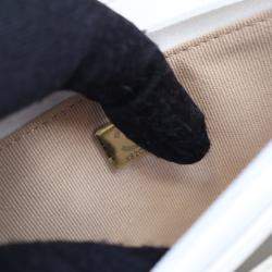 Pre Owned محفظة بسلسلة شانيل تويست يور بوتنز جلد كافيار