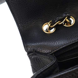 Pre Owned حقيبة شانيال جامبو كافيار كلاسيك جناح مفرد