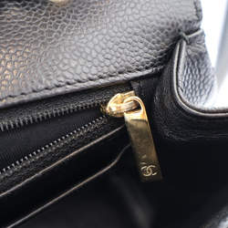 Pre Owned حقيبة شانيال جامبو كافيار كلاسيك جناح مفرد