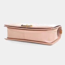 مملوكة مسبقًا Chanel Medium Glazed Calfskin Boy Bag