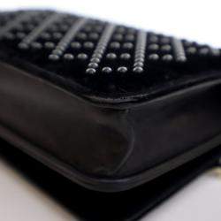 مملوكة مسبقًا Chanel Velvet Embellished Wallet On Chain (WOC)