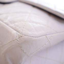 Pre Owned Chanel Grey Aged Calfskin Reissue 2.55 Flap Bag 226