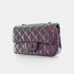 مملوكة مسبقًا Chanel Mini Iridescent Lambskin Rectangular Classic Flap Bag