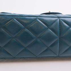 Pre Owned حقيبة شانيل جامبو لامبسكين كلاسيك غطاء مفرد
