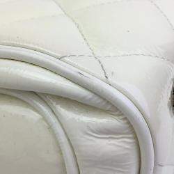 Pre Owned حقيبة يد شانيل تايمليس مبطن جلد أبيض عتيق