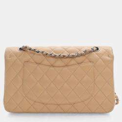 Pre Owned Chanel Medium Caviar Classic Double Flap Bag