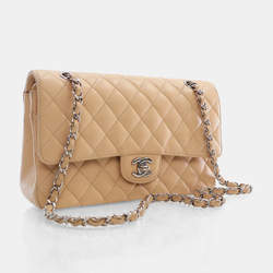 Pre Owned Chanel Medium Caviar Classic Double Flap Bag